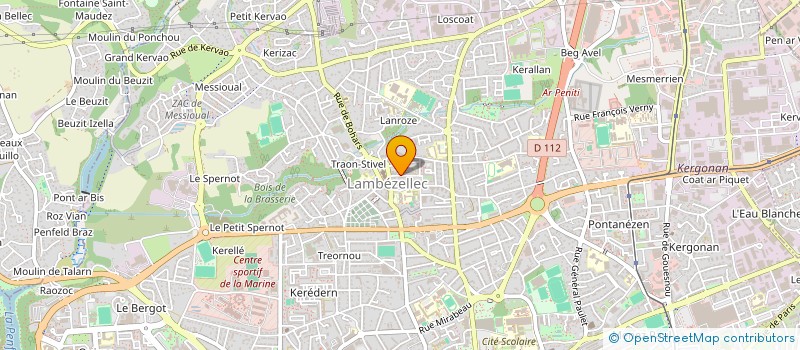 localisation de l'entreprise LES RAZMOQUETS DE LAMBE à BREST