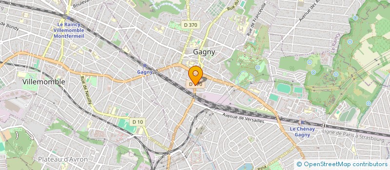 localisation de l'entreprise LES REAUX 3 à GAGNY