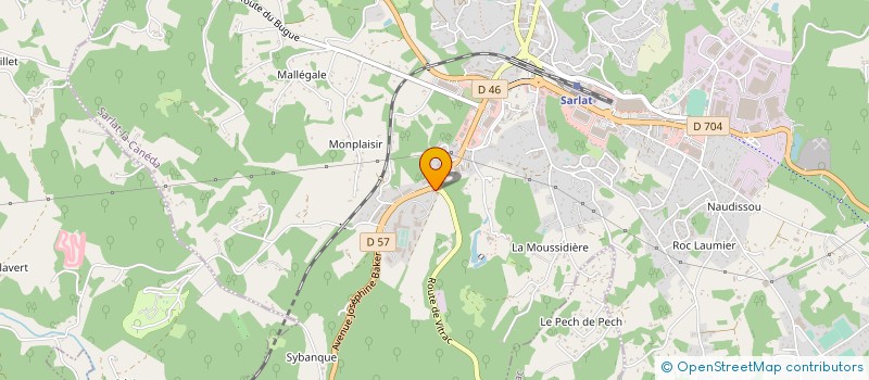 localisation de l'entreprise LES REBULIS à SARLAT-LA-CANEDA