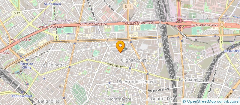 localisation de l'entreprise LES RECEPTIONS YES PARIS  PARIS