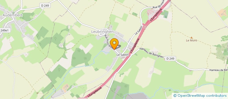 localisation de l'entreprise LES RECETTES DE NOS GRANDS-MERES  LEUBRINGHEN