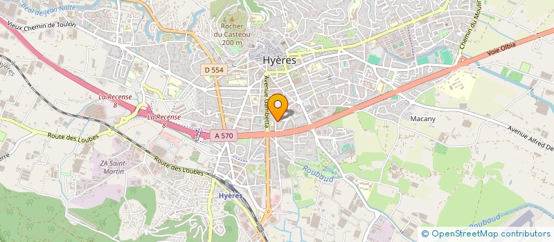 localisation de l'entreprise LES RECOLTES DE NOERIS à HYERES