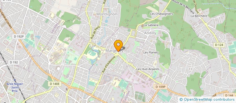 localisation de l'entreprise LES RECONDITIONNES à MARGENCY