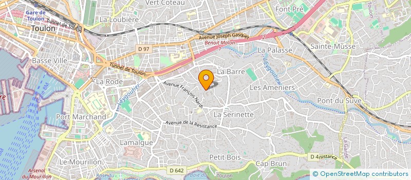localisation de l'entreprise LES RECREA SONS DE CONDINE à TOULON