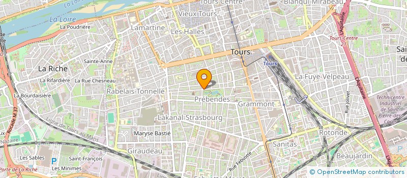 localisation de l'entreprise LES RECREATIVES  TOURS