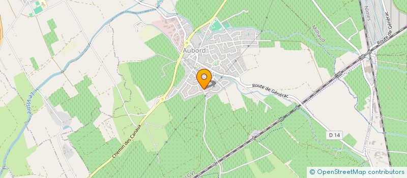 localisation de l'entreprise LES RECRES D'AUBORD  AUBORD