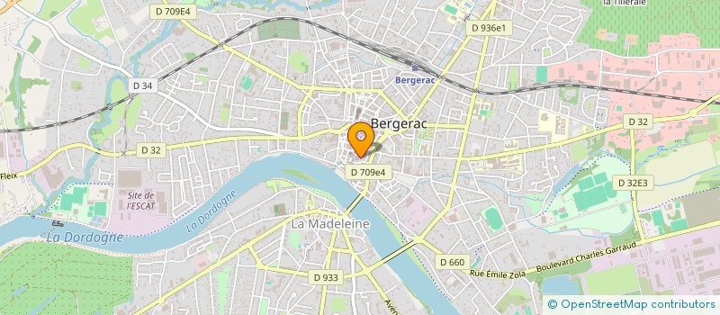 localisation de l'entreprise LES RECYCLEURS à BERGERAC