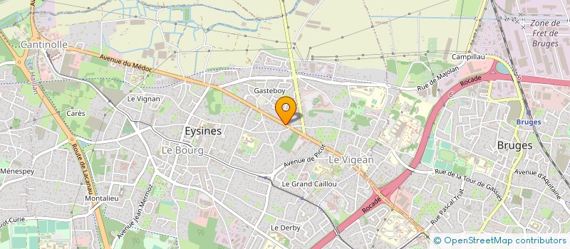 localisation de l'entreprise LES RED MEDOC à EYSINES