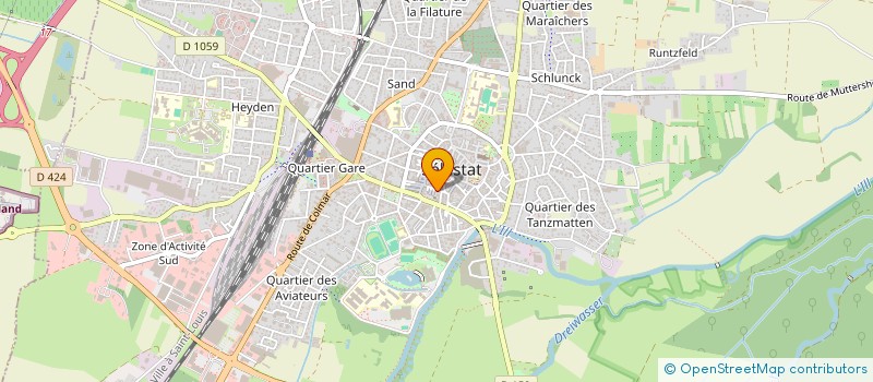 localisation de l'entreprise LES REDOUTABLES  SELESTAT