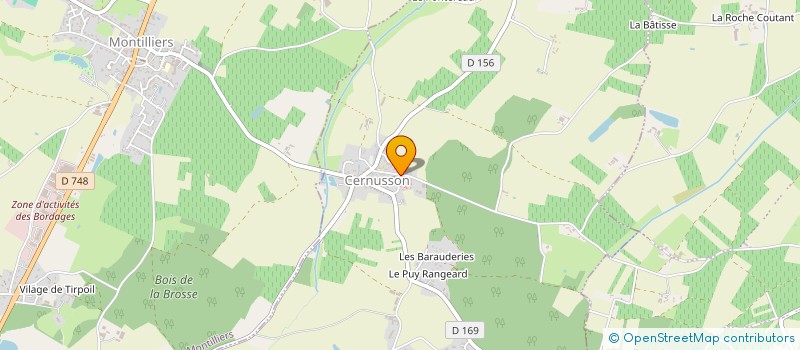 localisation de l'entreprise LES REFLETS D'ARGENT DU 3EME AGE  CERNUSSON