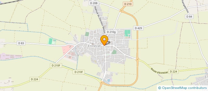 localisation de l'entreprise LES REFLETS DE CLAIRE  ENNEZAT