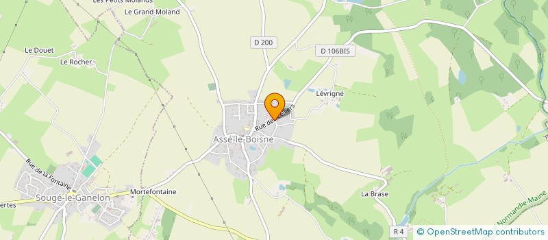 localisation de l'entreprise LES REFLETS DE NORVEGE D'ASSE LE BOISNE à ASSE-LE-BOISNE