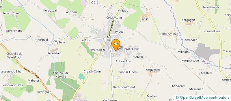 localisation de l'entreprise LES REFRAINS DU BOUT DU MONDE  PLOURIN