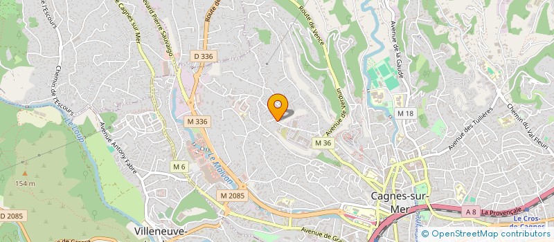 localisation de l'entreprise LES REGIES TECHNIQUES DU SPECTACLE à CAGNES-SUR-MER