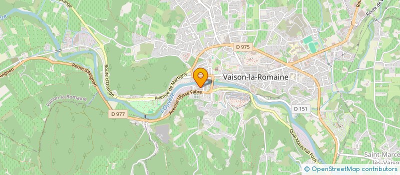 localisation de l'entreprise LES REGLES DE L'ART à VAISON-LA-ROMAINE
