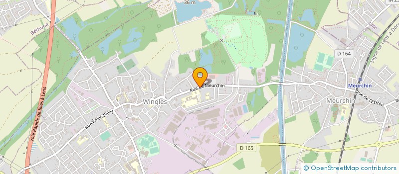 localisation de l'entreprise LES REGLES DE L'ART  WINGLES