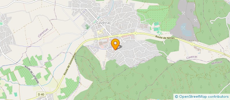 localisation de l'entreprise LES REGLES DE L'ART à CAVEIRAC