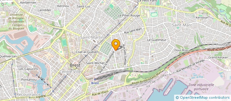 localisation de l'entreprise LES REGLETTES à BREST