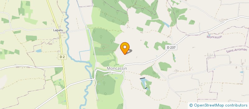 localisation de l'entreprise LES REGLISSE MENTHE  MONCASSIN