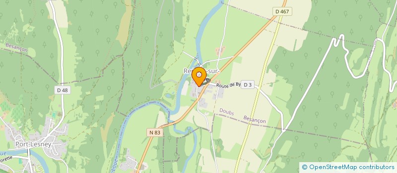 localisation de l'entreprise LES REGNAUX à RENNES-SUR-LOUE