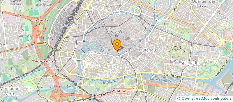 localisation de l'entreprise LES REINBAU à STRASBOURG
