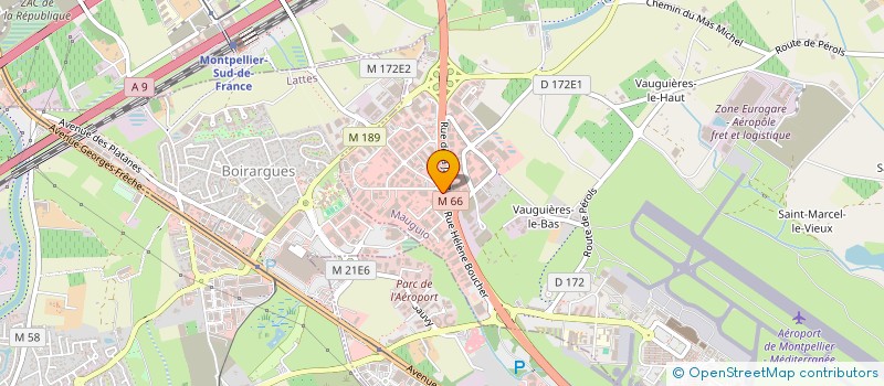 localisation de l'entreprise LES RELAIS DE FREJORGUES  MAUGUIO