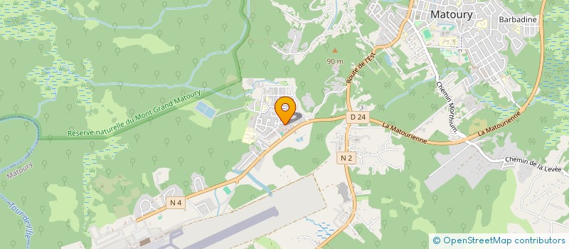 localisation de l'entreprise LES RELAIS DE GUYANE  MATOURY