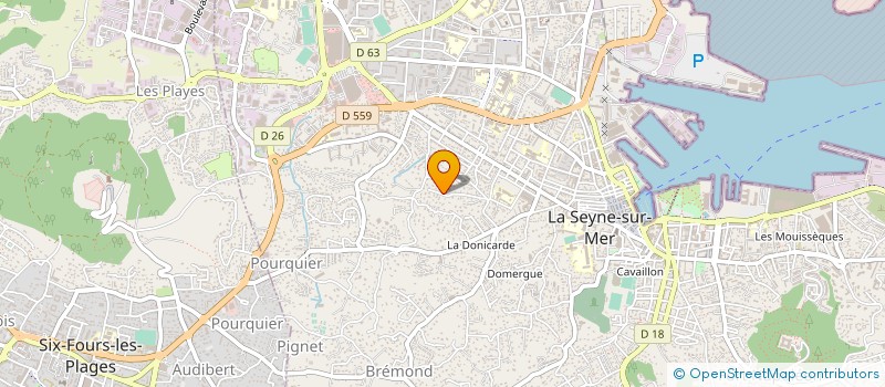 localisation de l'entreprise LES RELAIS DE LA MEMOIRE à LA SEYNE-SUR-MER