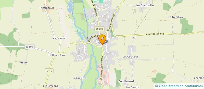 localisation de l'entreprise LES RELAYEURS à CHARNY OREE DE PUISAYE
