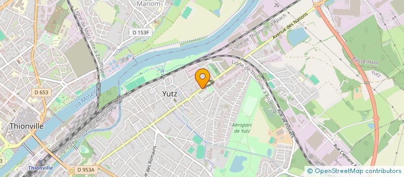 localisation de l'entreprise LES RELLES GOUTTES  YUTZ