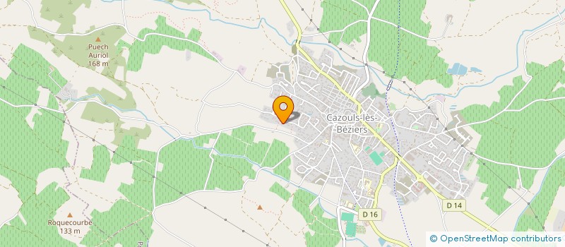 localisation de l'entreprise LES REMPARTS  CAZOULS-LES-BEZIERS