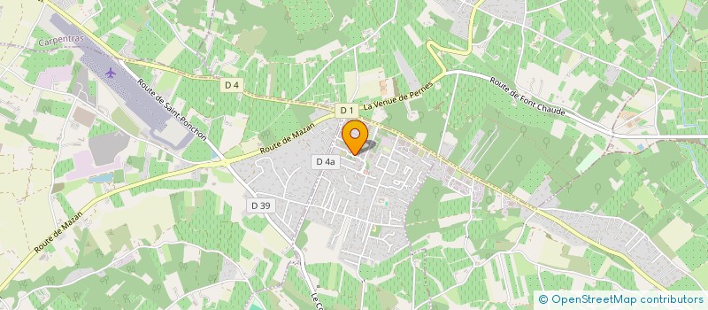 localisation de l'entreprise LES REMPARTS  VENASQUE