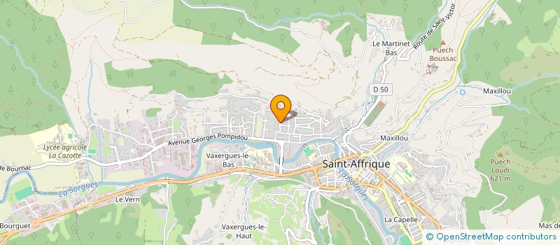 localisation de l'entreprise LES REMPARTS  SAINT-AFFRIQUE