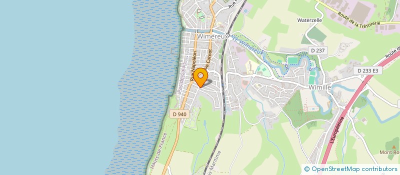 localisation de l'entreprise LES REMPARTS  BOULOGNE-SUR-MER