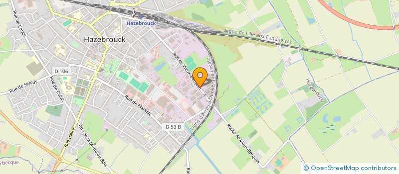 localisation de l'entreprise LES REMPARTS  HAZEBROUCK