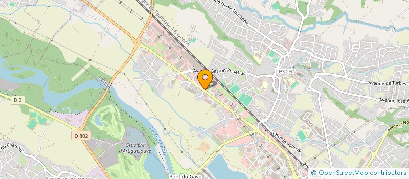 localisation de l'entreprise LES REMPARTS  LESCAR