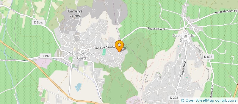 localisation de l'entreprise LES REMPARTS  VERS-PONT-DU-GARD