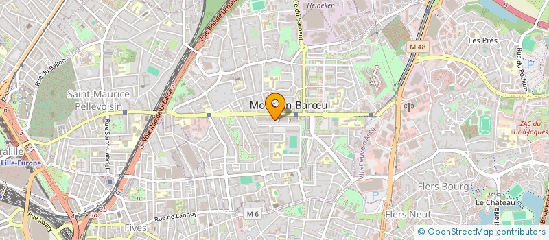 localisation de l'entreprise LES REMPARTS  MONS-EN-BARUL