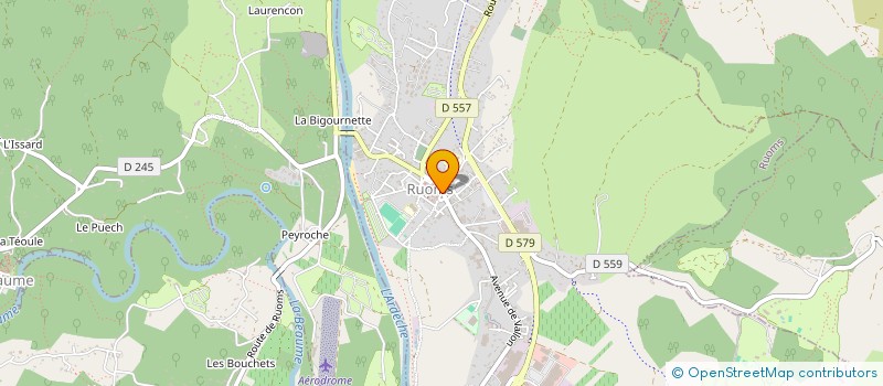 localisation de l'entreprise LES REMPARTS à RUOMS