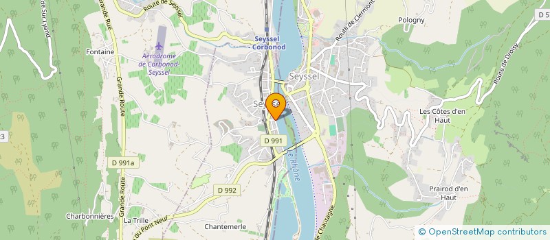 localisation de l'entreprise LES REMPARTS  SEYSSEL