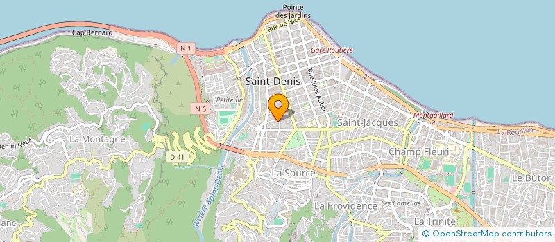 localisation de l'entreprise LES REMPARTS à SAINT-DENIS