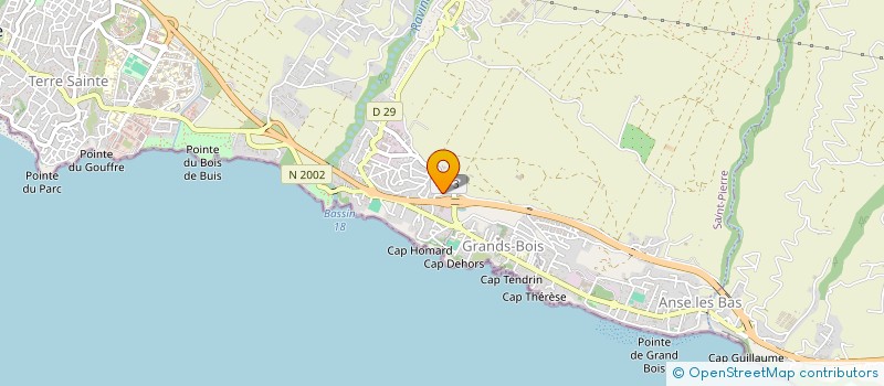 localisation de l'entreprise LES REMPARTS à SAINT-PIERRE