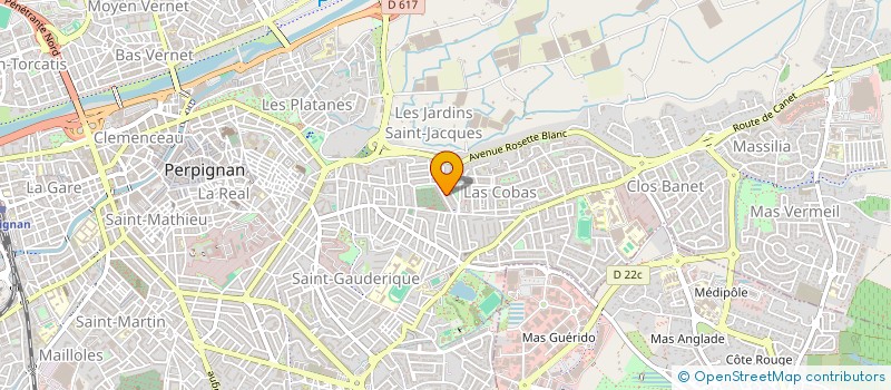 localisation de l'entreprise LES REMPARTS  PERPIGNAN