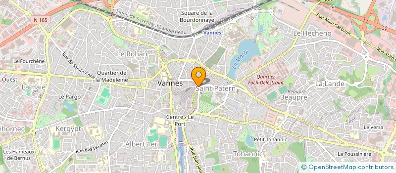localisation de l'entreprise LES REMPARTS ANTIQUITES à VANNES