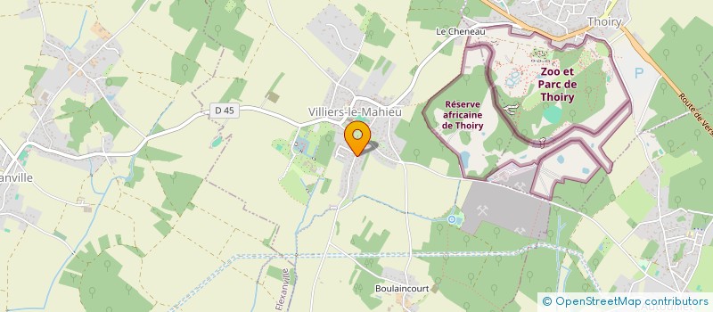 localisation de l'entreprise LES REMPARTS D'AULNE  VILLIERS-LE-MAHIEU