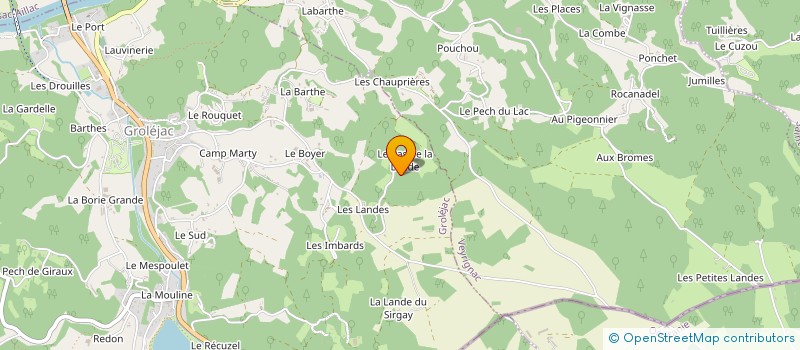 localisation de l'entreprise LES REMPARTS DE LA BASTIDE  CENAC ET SAINT JULIEN