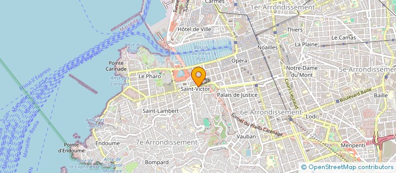 localisation de l'entreprise LES REMPARTS DE LA CORDERIE à MARSEILLE