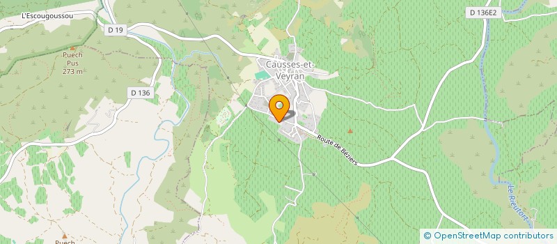 localisation de l'entreprise LES REMPARTS DE MICHELLE  CAUSSES-ET-VEYRAN