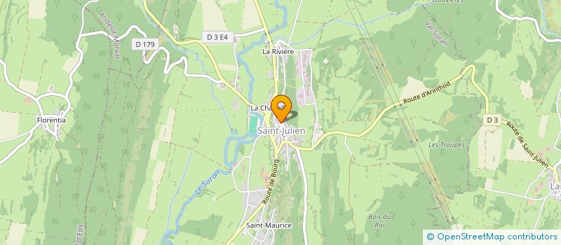 localisation de l'entreprise LES REMPARTS LEJ  VAL SURAN