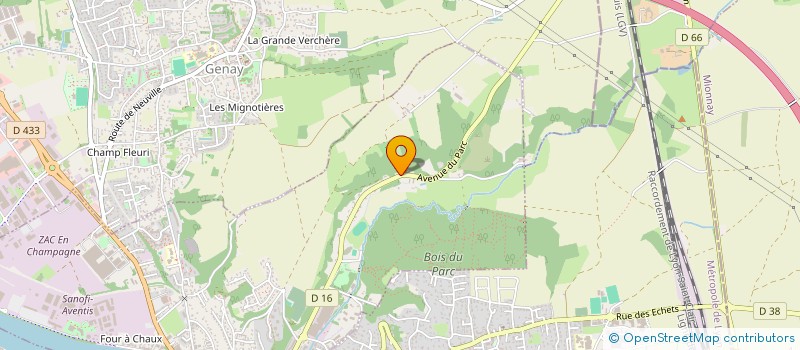 localisation de l'entreprise LES REMPARTS ST VINCENT  NEUVILLE-SUR-SAONE